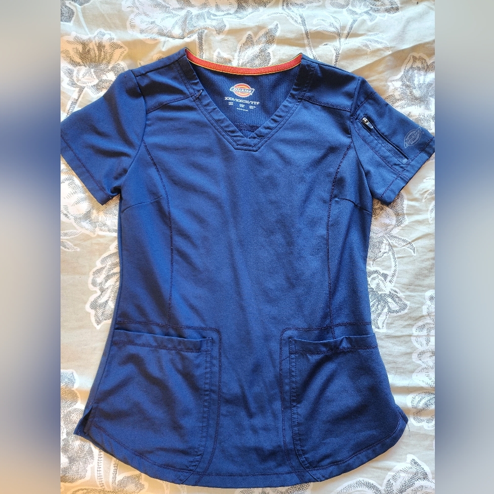 Dickies Womens Navy Scrub Set